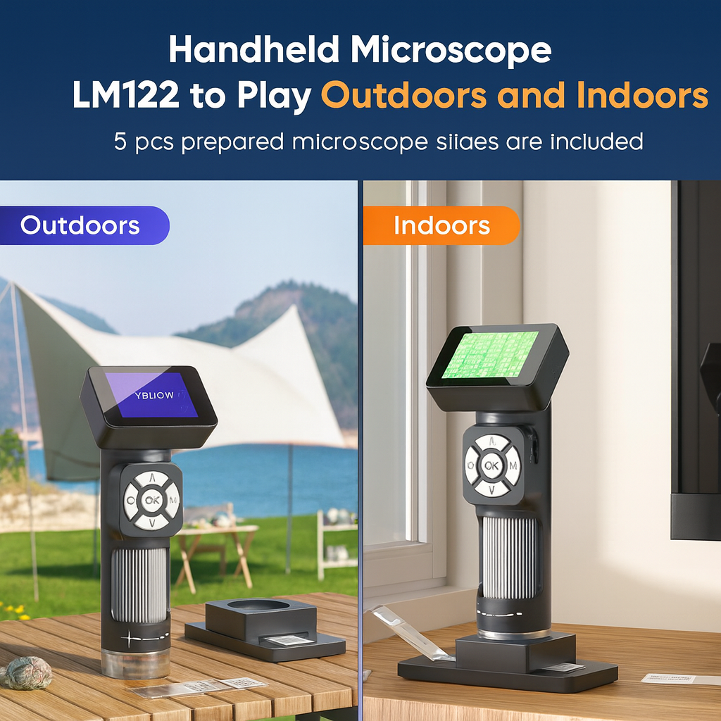 NanoVision™ - Digital Microscope 500X | 2” LCD + 32GB